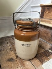 WW2 ARP Anti-Gas Ointment Jar ~ 1943 Dated