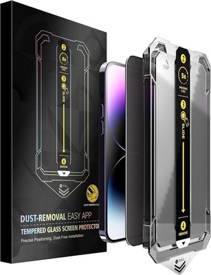 Magic Box Schutzfolie Kit Für iPhone 16 15 14 13 Pro Max HD Oder Anti-Spion ESD