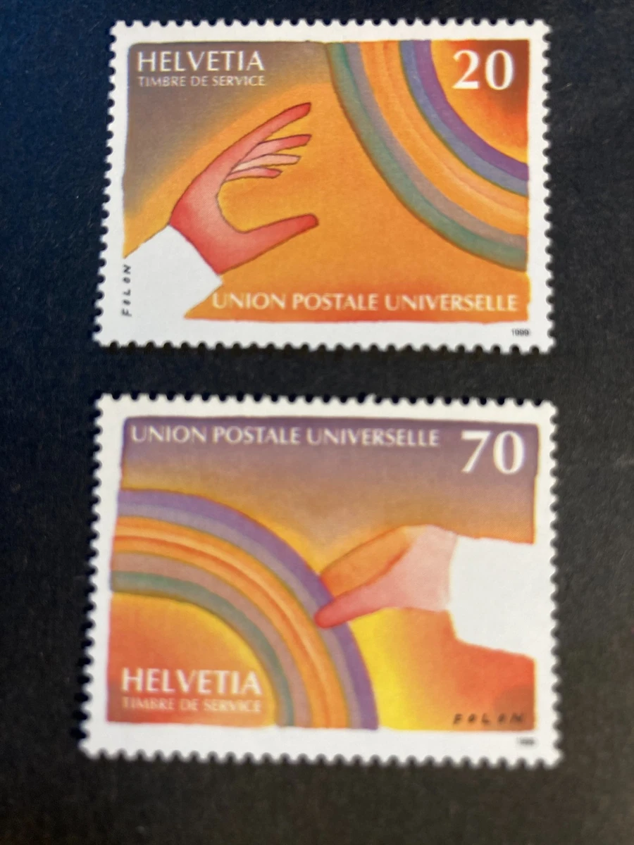 Schweiz Ämter UPU 1999 Satz 125 Jahre Weltpostverein postfrisch