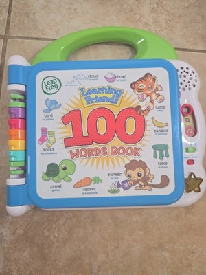 2018 LeapFrog Learning Friends 100 Words Book Interactive Spanish & English