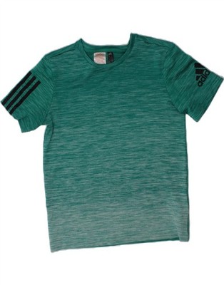 Adidas Jungen Aeroready T-Shirt Oberteil 11-12 Jahre grün gefleckt Polyester CP03