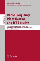 Radio Frequency Identification And Iot Security Gerhard P. Hancke