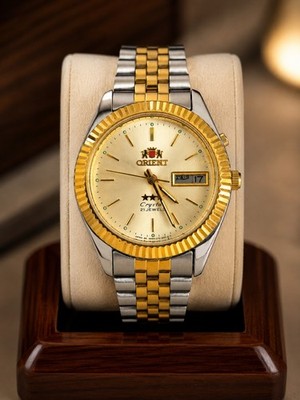 Orient Orient Automatic Day-Date Ref. 469ED1-73-B CA - Champagne Dial