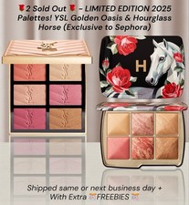 YSL Golden Oasis Palette + Hourglass Horse Sephora Exclusive “Leopard Palette 2”