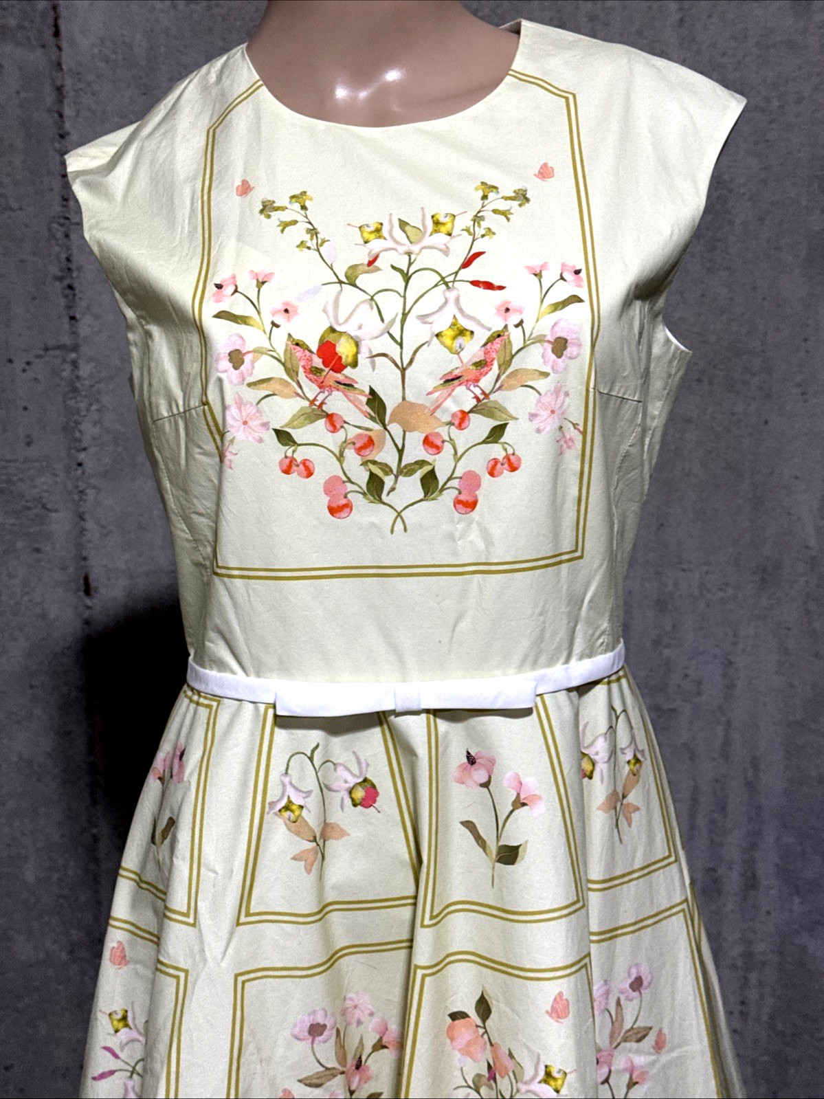 New NWT $5,090 Giambattista Valli 2025 Runway Floral Midi Dress US 4 6 / IT 42 image 2