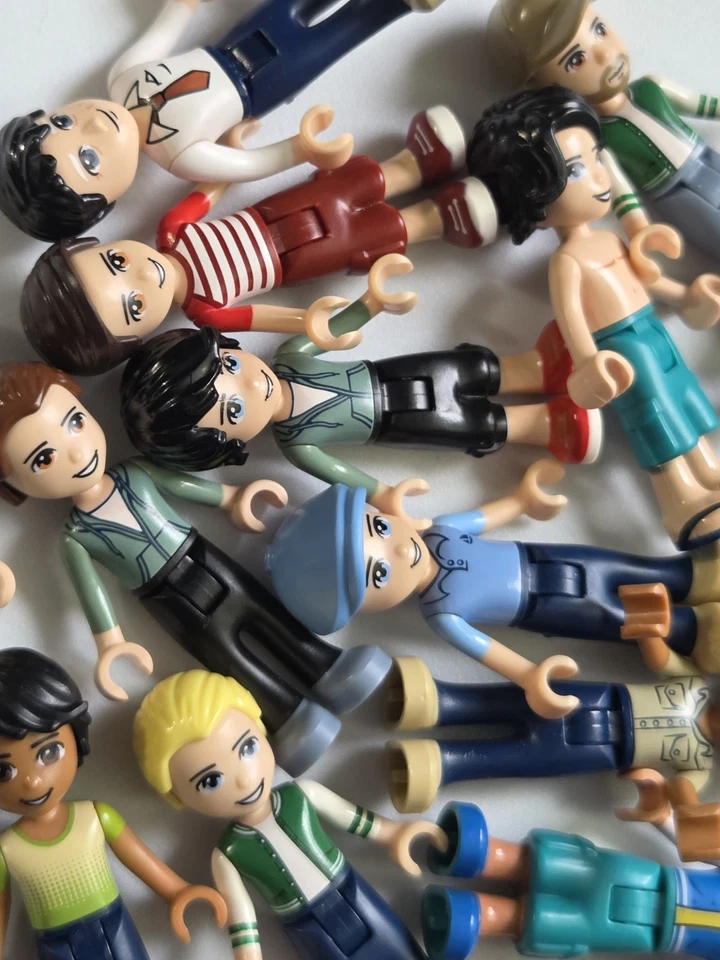 LEGO FRIENDS BOY MINIFIGURE MALE TOY DOLL FIGS RANDOMLY PICKED $4.49 PER FIGURE - Image 3 of 4