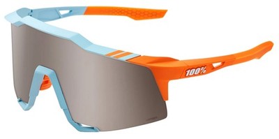 100% Speedcraft Soft Tact Two Tone Shield Wrap Sunglasses - 60007
