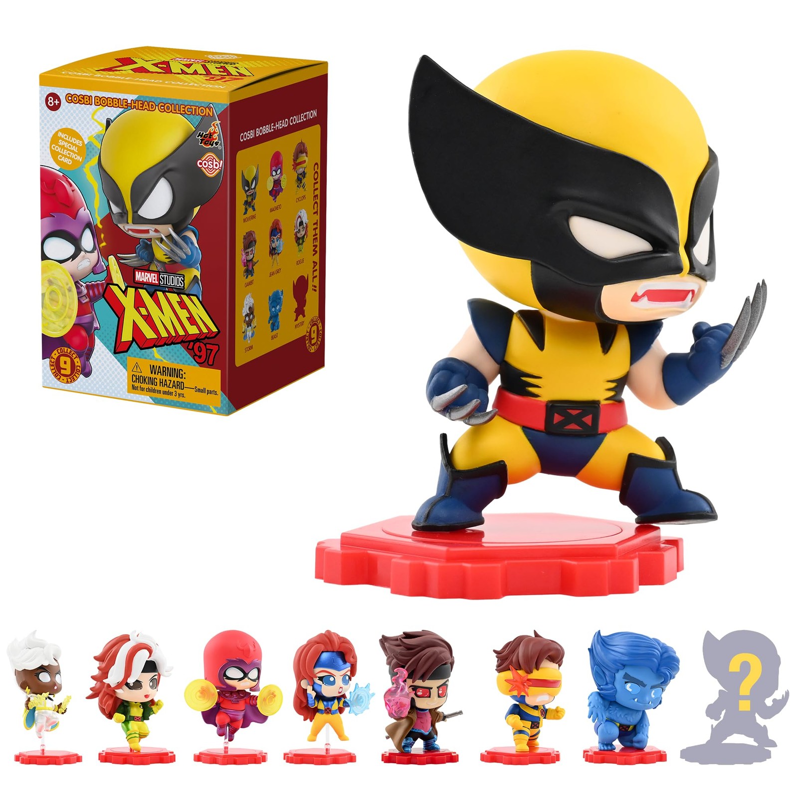 Minifigura coleccionable YuMe X-Men 97 caja ciega y 8 cm, multicolor