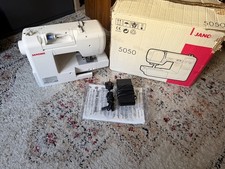 Janome 5050 Sewing Machine White Excellent condition