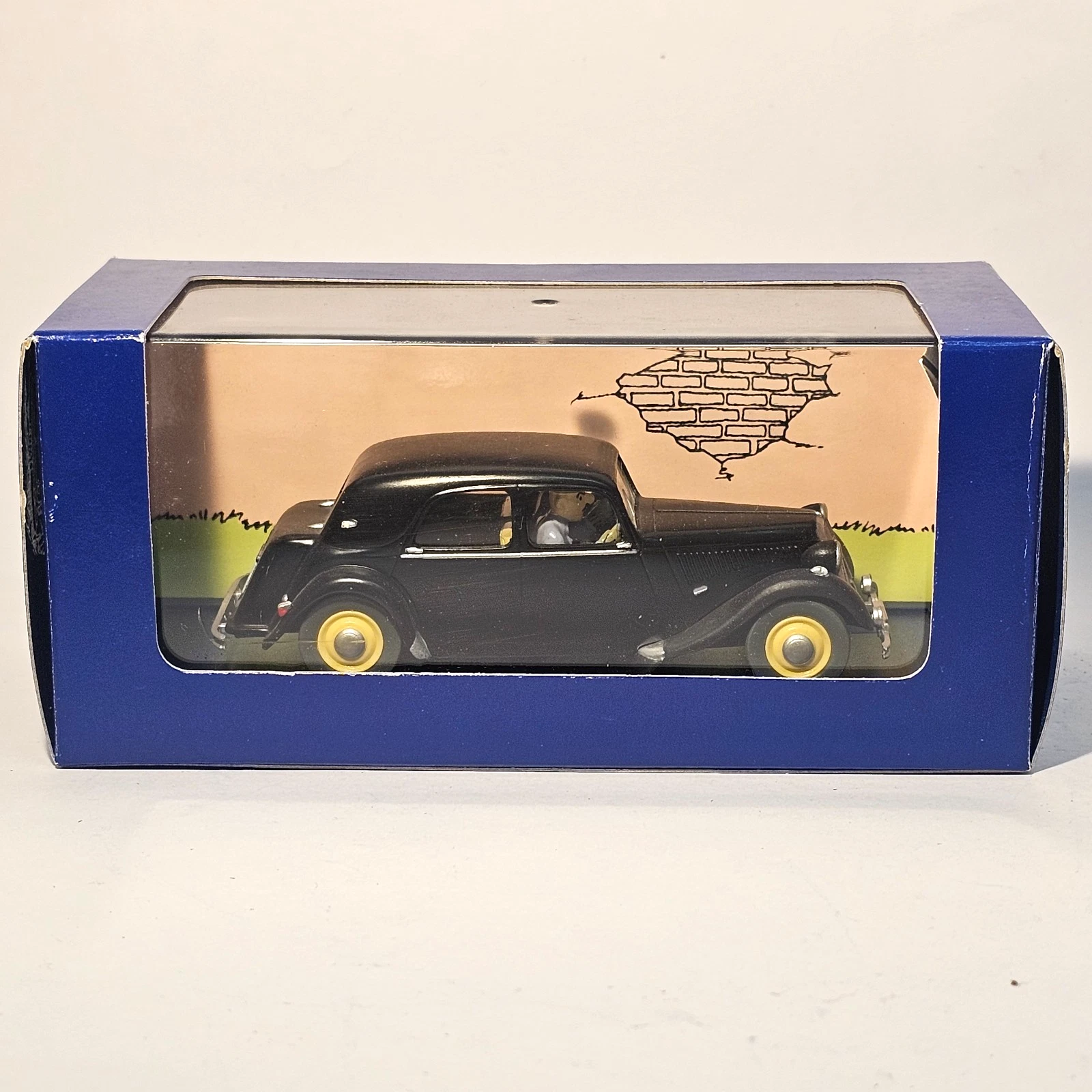 Voiture Miniature Tintin La Citroën 15/6 de L'Affaire Tournesol 1952