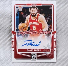 David Roddy SP Auto📈2024-25 Donruss Optic Signature Series SS-ROD Atlanta Hawks