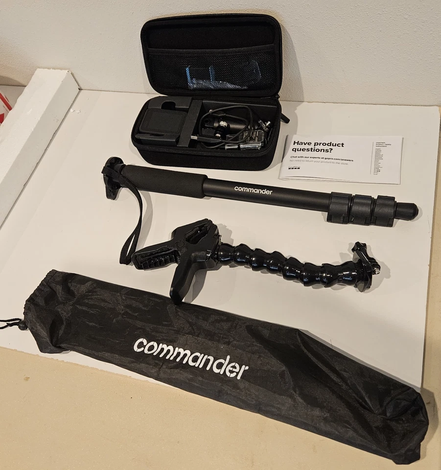 GoPro HERO 9 Action Camera with 2 batteries and Accessories - Black, very nice  - Image 2 of 4