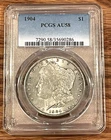 1904 P Morgan Silver Dollar PCGS AU58