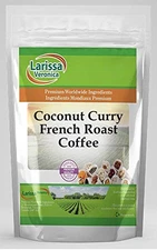 Coconut Curry French Roast Coffee (Gourmet, Naturally Flavored, Whole Coffee Be
