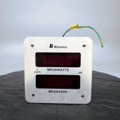 Bitronics QTWIE1 Digital Power Meter 3-Phase 4-Wire 3 Element 115VAC USA 