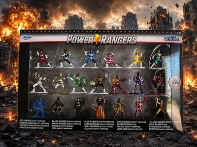 NEW Jada Toys 30771 Power Rangers 20-Pack Nano MetalFigs Mini-Figure Wave 1