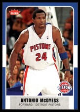 Antonio McDyess 2007-08 Fleer #7 Pistons NBA READ FREE SHIPPING AutographDen