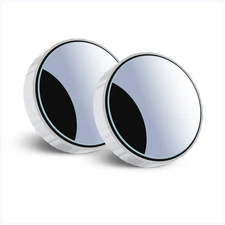 2Pcs Blind Spot Mirror Auto 360° Wide Angle Convex Rear Side View Car Truck SUV