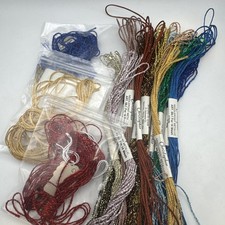 Christopher Needlepoint Metallic Thread For #14 Mesh- 16 Skeins, 4 Yds/each