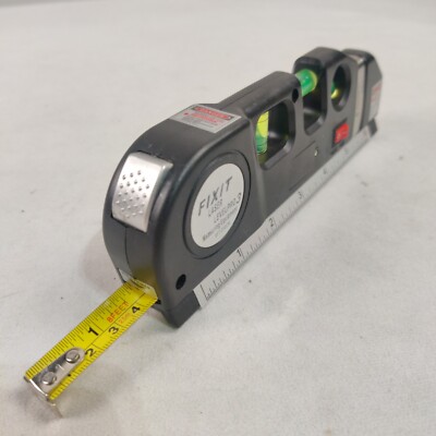 Laser Levelpro 3-6'' Line Level Laser and Level With Built In Tape Measure - Used