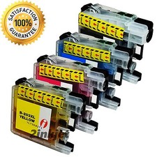 4 pk Ink Cartridge Set  chip for Brother LC201 LC203XL MFC J460DW J480DW J485DW