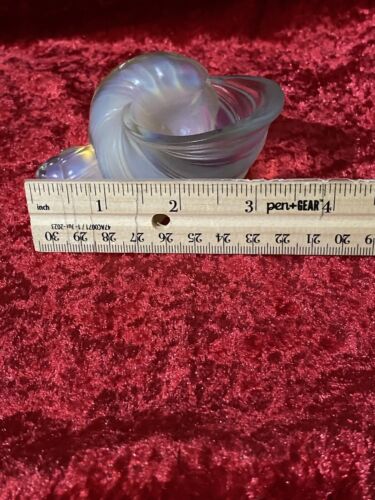 Vintage Sabino Schneckenhaus opalisierend Kunstglas signiert & beklebt - Bild 8 von 8