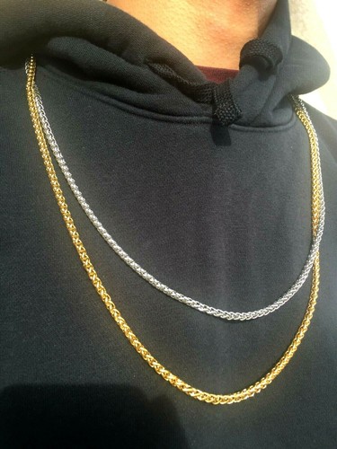 Gold Silver Stainless Steel Round 
