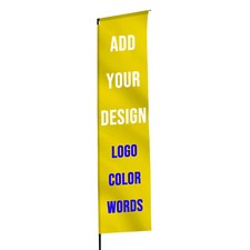 Personalized Feather Flags for Business Custom Advertising Banner Diy Beach Flag