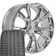 20x8.5 Wheels Tires Fit Jeep Cherokee Srt8 Chrome Rims 9113 W1x