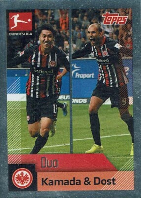 Topps Bundesliga 20/21 Offizielle Sticker 2020/2021 Nr. 146 Kamada & Dost