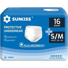 Saugfähige Windelhosen S/M, Unisex, 16 Stück für Maximum Komfort und Schutz