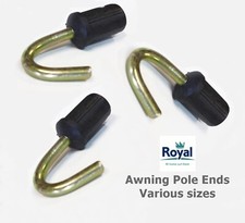 Royal Tent Awning Spare Awning Pole Ends (Various sizes) - Packs of 3