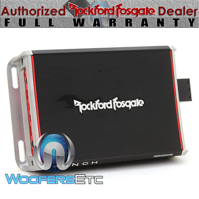 ROCKFORD FOSGATE PBR400X4D 4-CHANNEL MOTORCYCLE SPEAKERS TWEETERS AMPLIFIER NEW