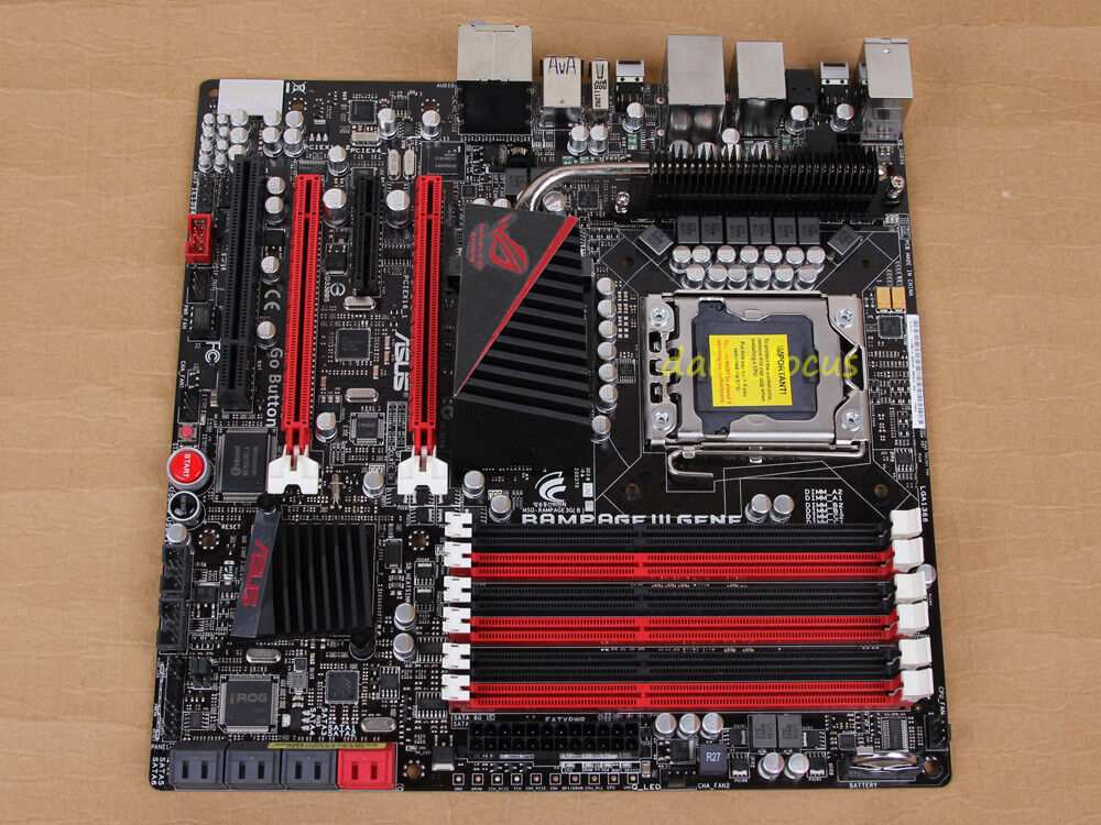 ASUS RAMPAGE III GENE Motherboard LGA 1366 Socket DDR3 Intel X58 Express  Corei7