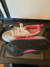 Danskin Now Pink White Girl Sneakers Size 4 Very Cute NEW