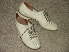 Vintage Bowling Shoes 1950's Strike Size Unknown