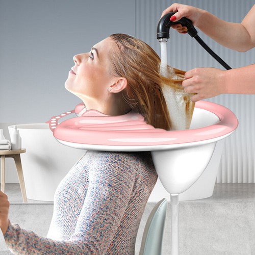 Portable Inflatable Hair Washing Tray Rinse Basin for Cutting Hair Shampoo Bowl - Picture 4 of 9