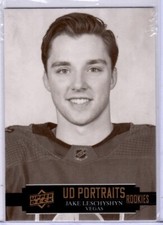 2021-22 Upper Deck Series 2 Jake Leschyshyn Portraits Card # P-46
