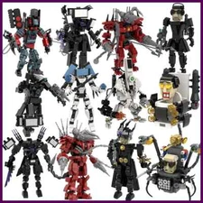 Skibidi Toilet Titan TV Man Speakerman Horror Game Bosses Camara Building Block