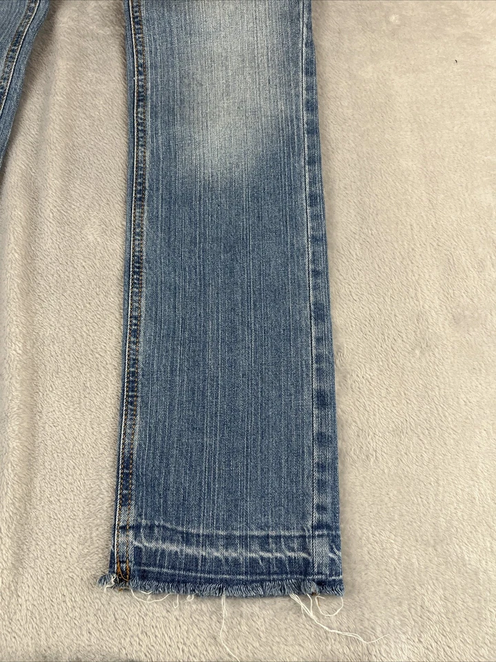 Hint Jeans juniors light wash blue distressed denim skinny leg jeans size 5 - Image 3 of 4
