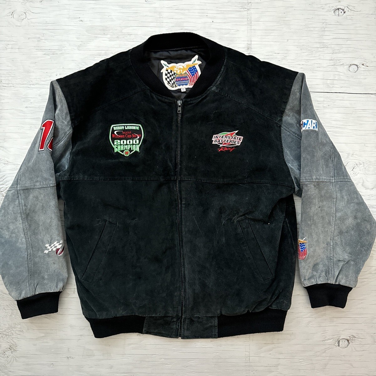 Vintage Jeff Hamilton Jacket Bobby Labonte Winston Cup NASCAR