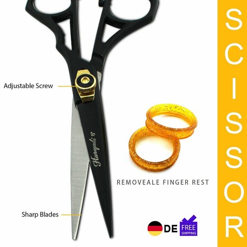 6-Zoll-Profi-Friseurscheren-Set Haarschneide und Effilierschere stilvoller Griff - Bild 3 von 6