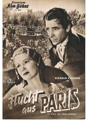IFB Nr. 1395 Flucht aus Paris ( Ronald Colman , Elizabeth Allan , B. Rathbone )