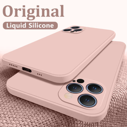 14 Colors Liquid Silicone Soft Case Cover For iPhone 15 14 13 12 11 Pro Max XR 8 - Picture 23 of 23