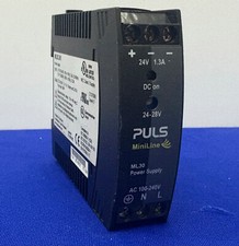 PULS MINILINE ML30 POWER SUPPLY ML30.241 AC/DC DIN RAIL SUPPLY 24V 30W