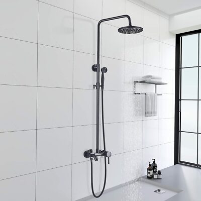 Duschset Verstellbare Steigbatterie Duschset für Bad Massiv Messing Dusche 