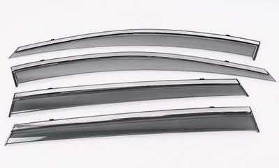 Topline For 2007-2017 Jeep Patriot Sun Rain Guard Vent Shade Window Visors 4pc