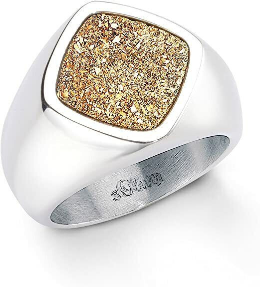 кольцо s.Oliver SO1003/02 от Damen Edelstahl mit Stein gr.54 neu