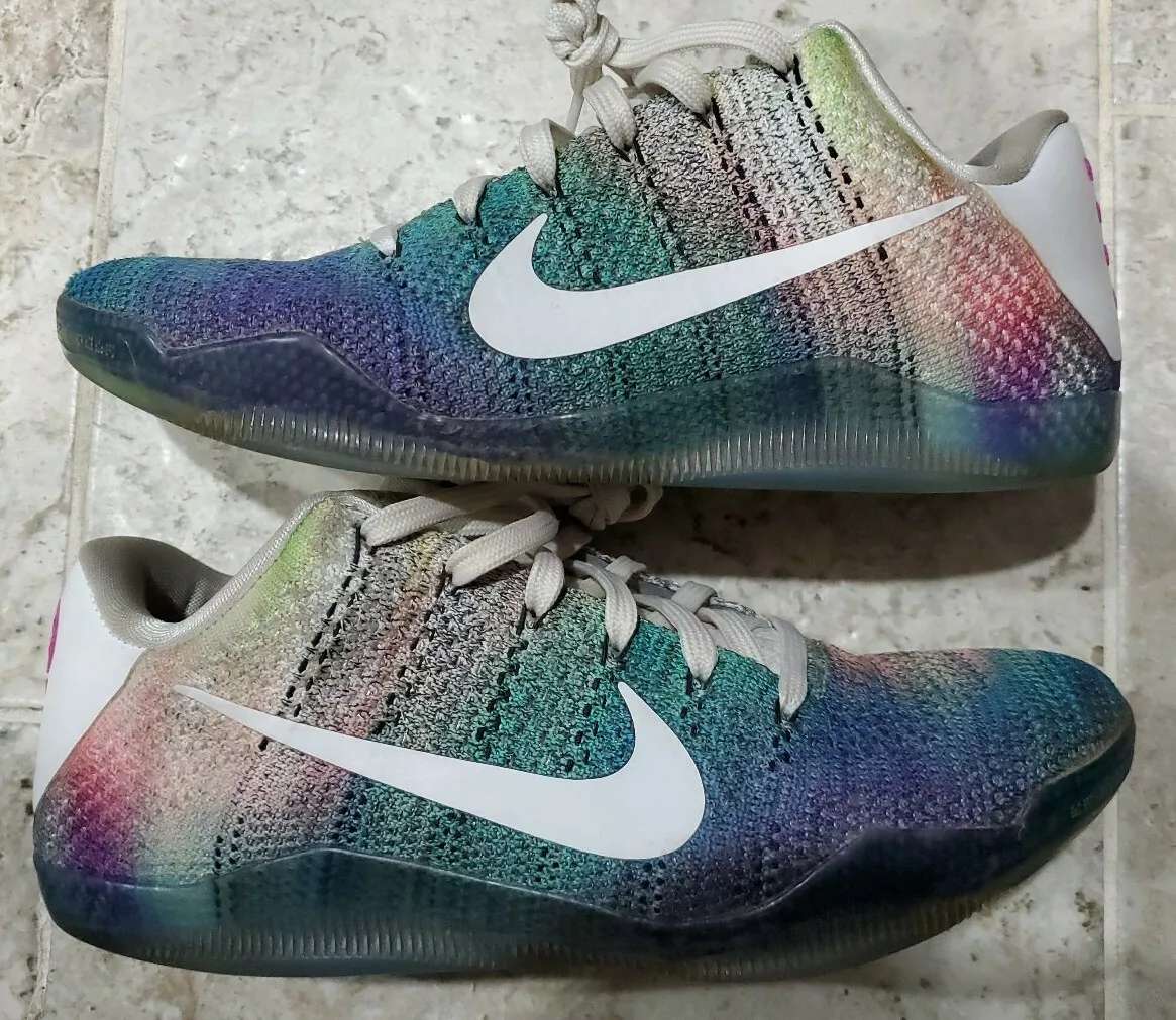 Nike Kobe 11 XI Elite Low Derozan AS ID 9 Northern Lights MultiColor Mens  Sz US7