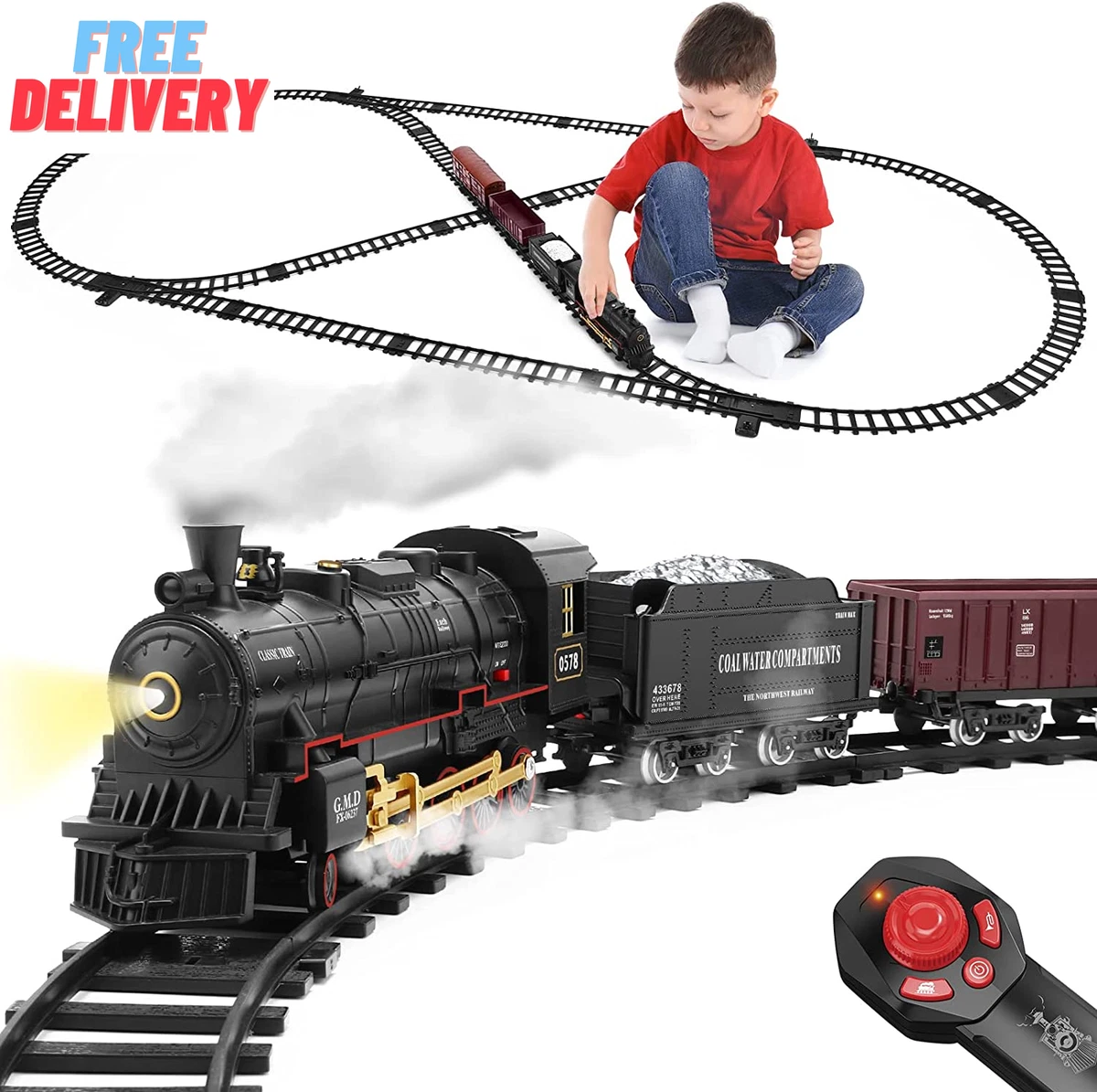 Lego train set remote control hot sale